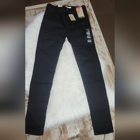 Levi's Denim - Levi black skinny high rise jeans